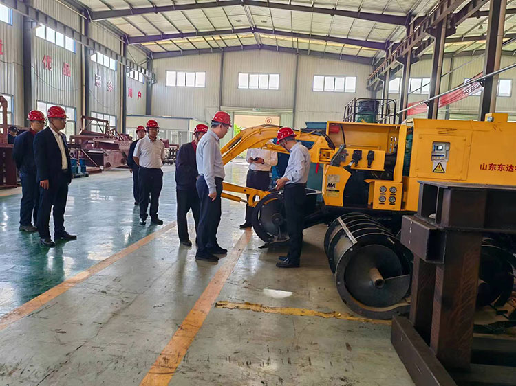 热烈欢迎山东能源集团物资有限公司领导莅临山东东达机电